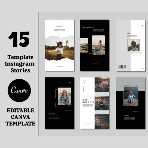Instagram Story For Yourself |Canva Template main cover.