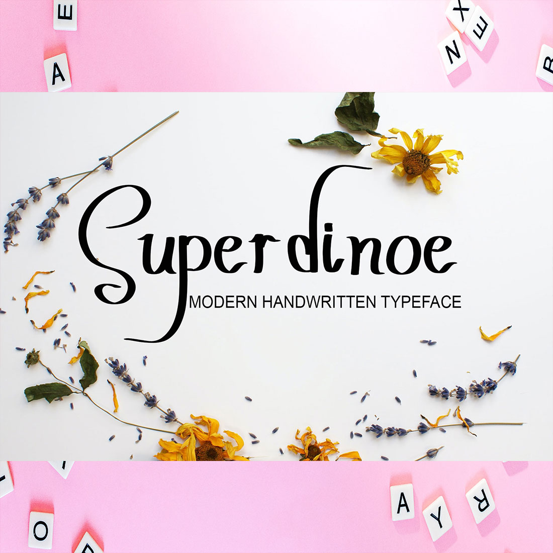 Cover of charming Super Dinoe font.