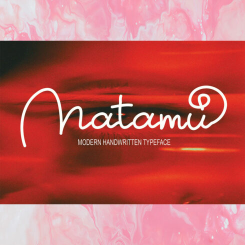 Font Script Signature Matamu Design cover image.