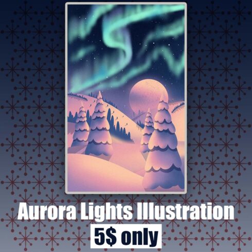Aurora Lights Illustration cover image.