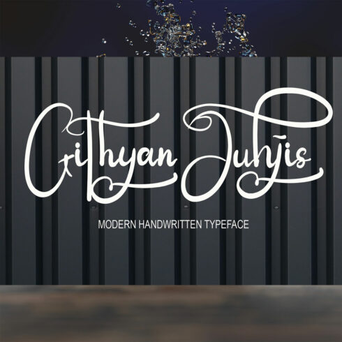 Githyan Juhjis Signature Font image cover.