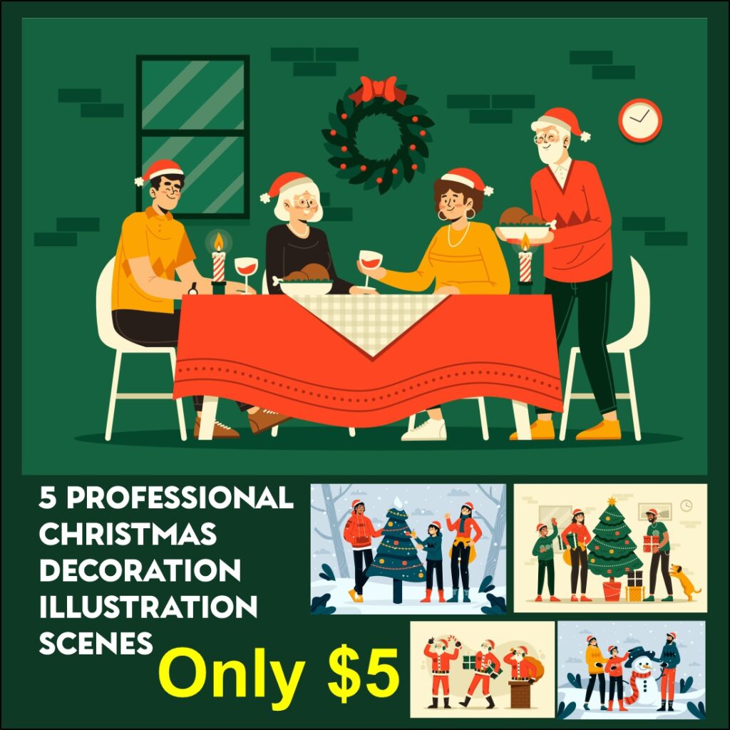 5 Best Christmas Decoration Design MasterBundles