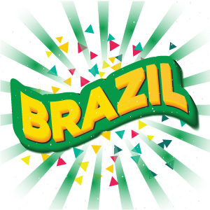 New Year Brazil Vector Template Design Bundle preview image.