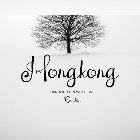 Hongkong Sans Serif Font main cover.