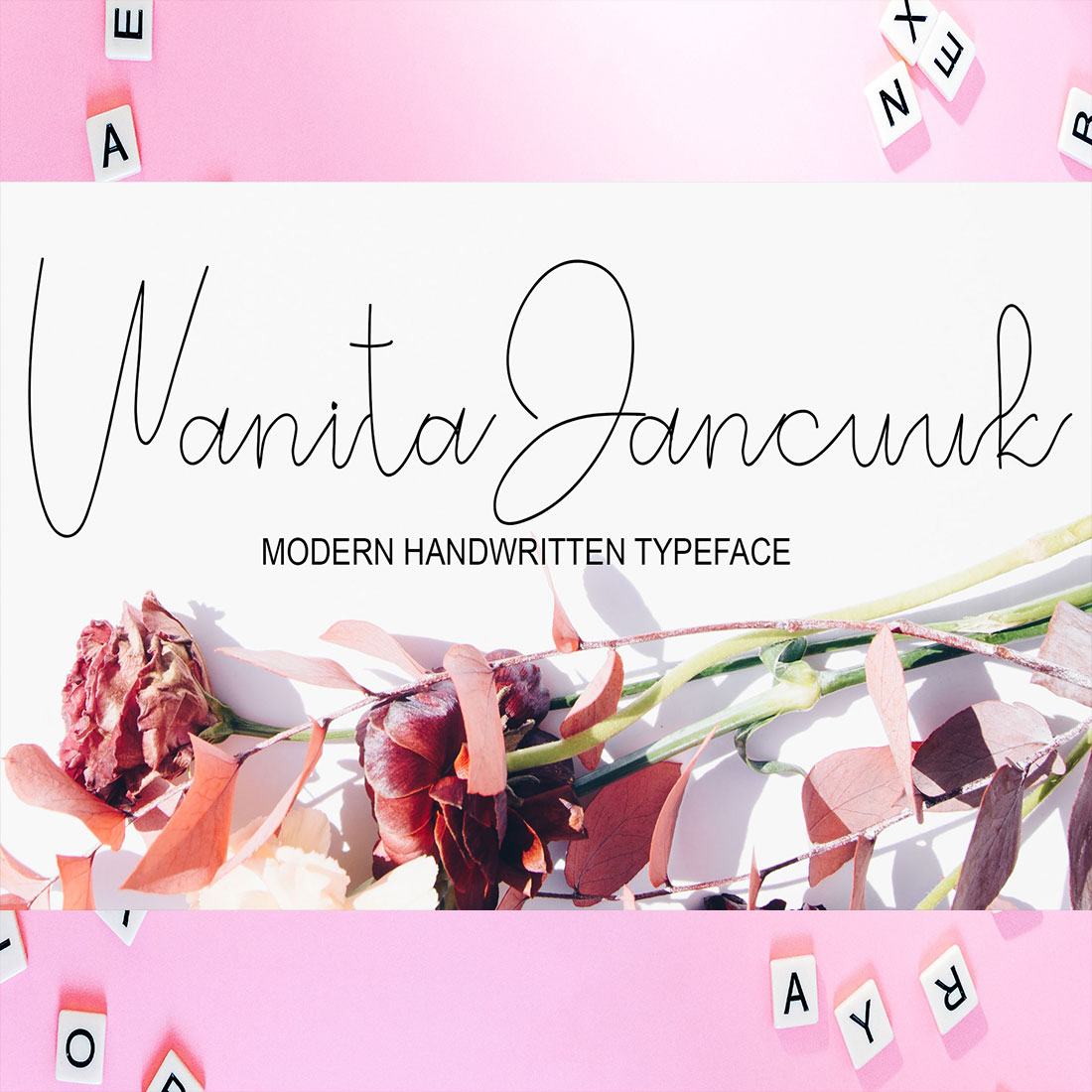Wanita Jancuuk adorable font cover.