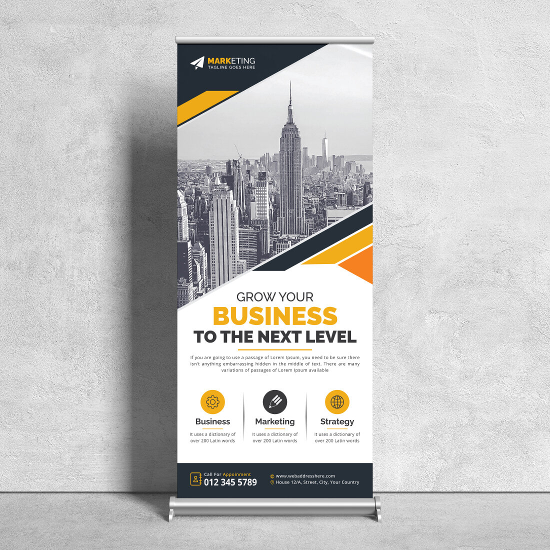 Corporate Roll Up Banner main cover.