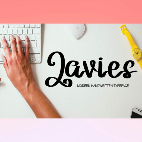 Javies Script Signature Font image cover.