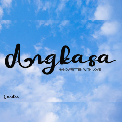 Font Sans Serif Angkasa Design cover image.
