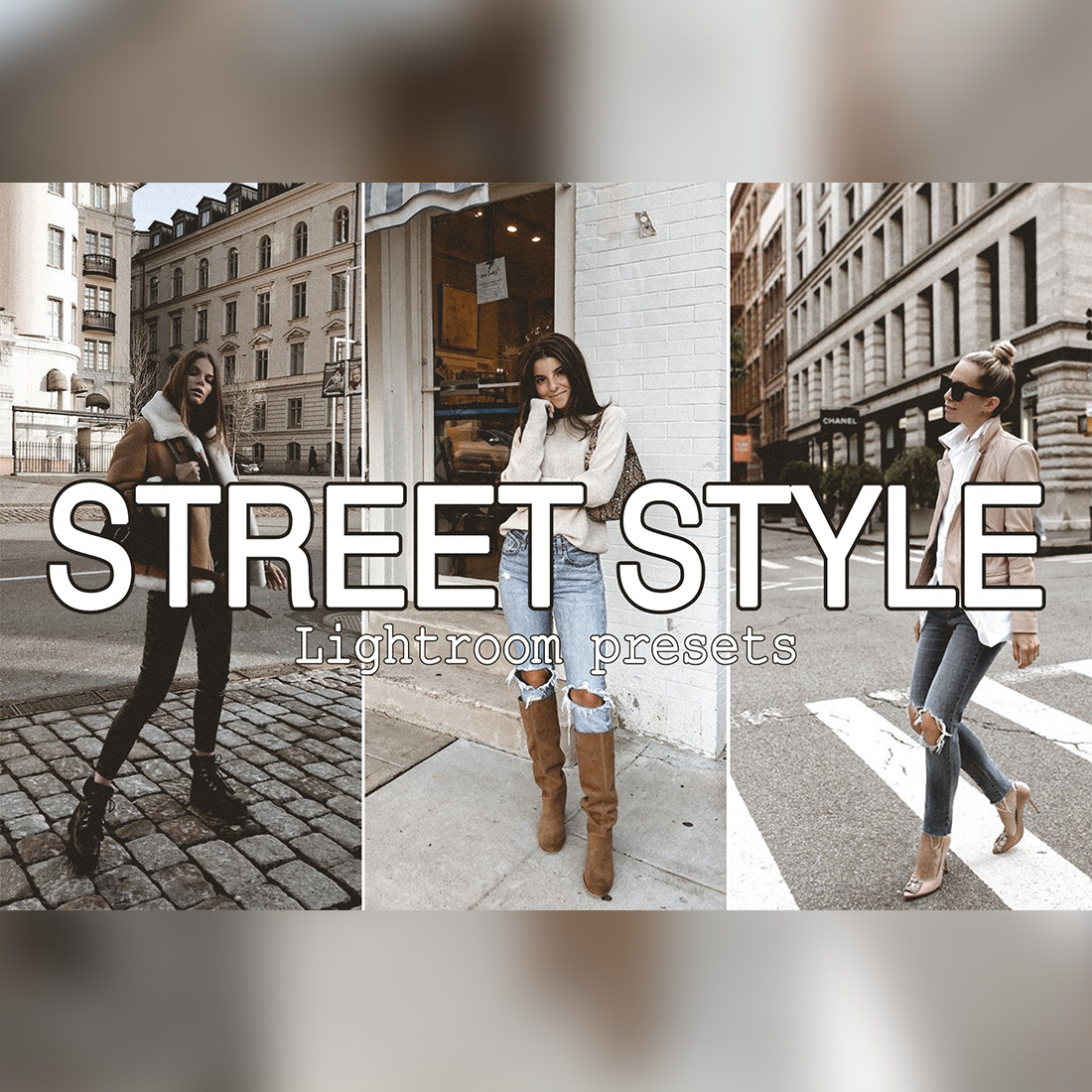 Street Style Mobile and Desktop Lightroom Presets cover image.