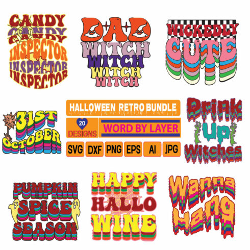 Halloween Retro Bundle main cover.