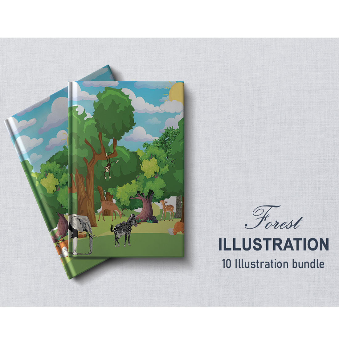 Forest Illustration Collection main cover.