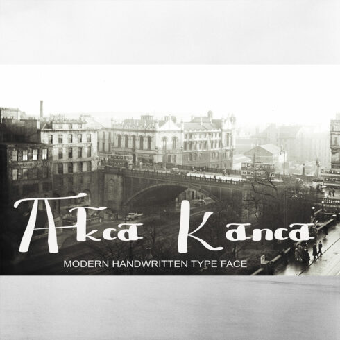 Script Font Akca Kanca cover image.