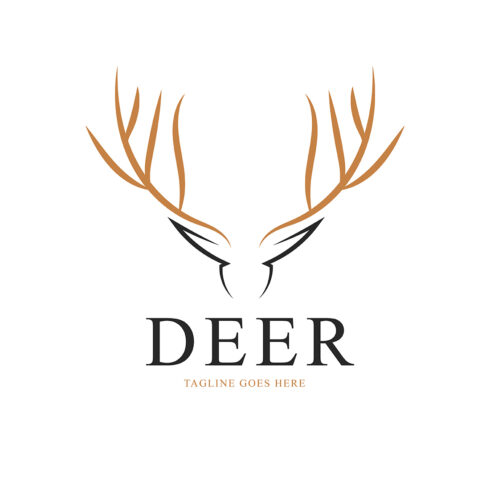 Deer Line Art Logo Design cover image.
