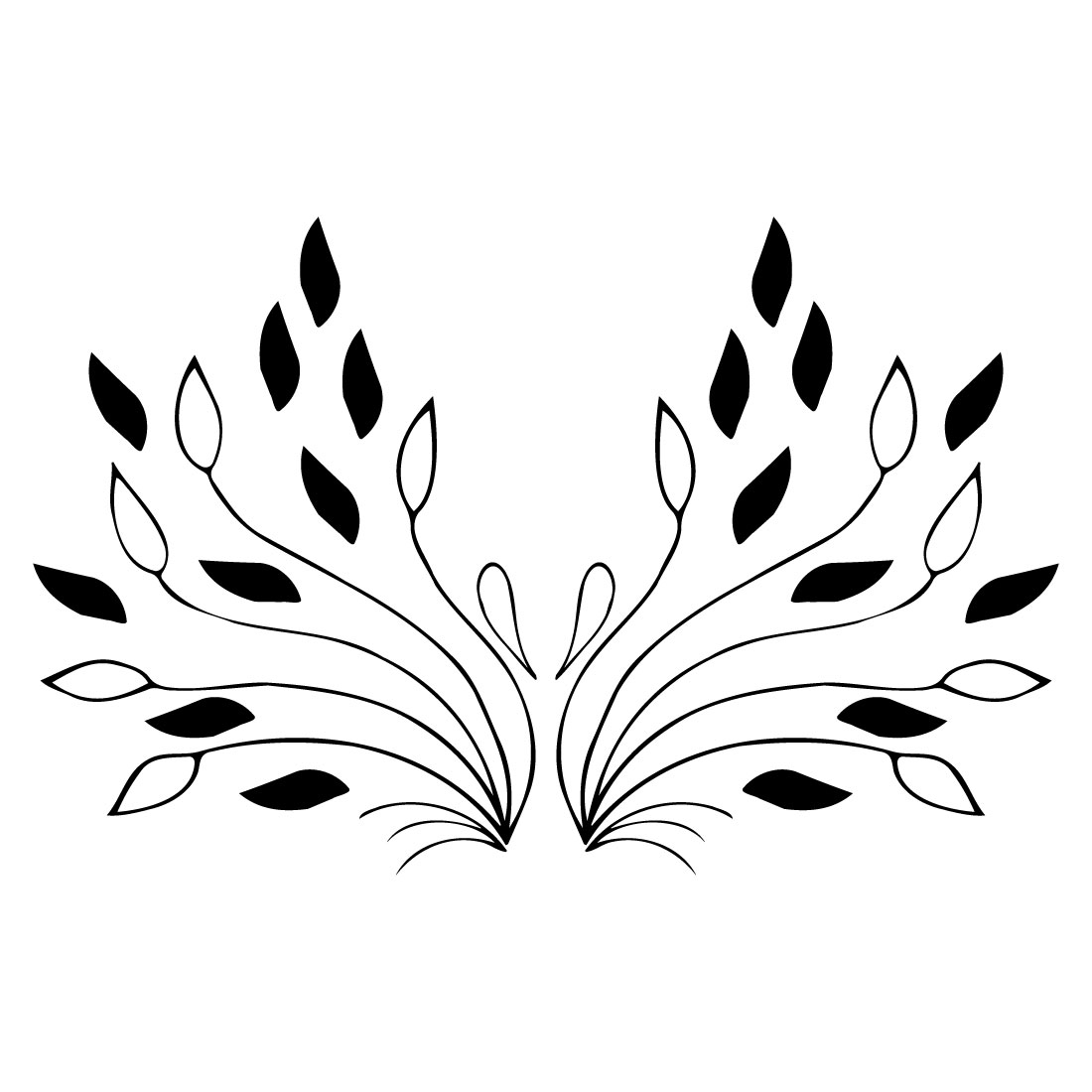 Decorative Flower Hand Drawing Line Art cover image.