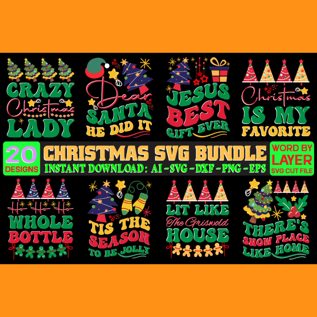 Christmas SVG Bundle.