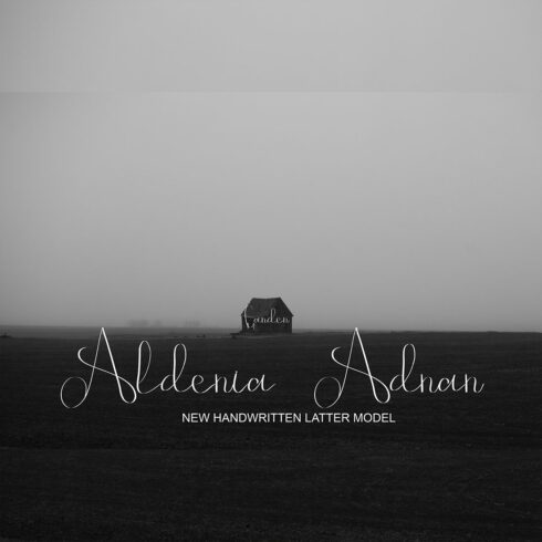 Aldenia Adnan Script Signature Font image cover.