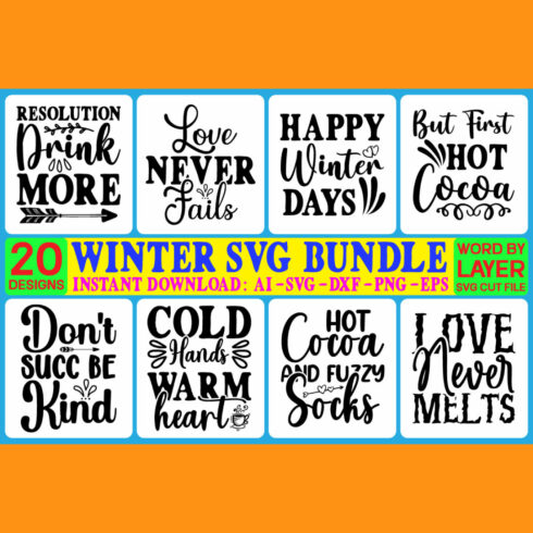 Winter SVG Bundle main.