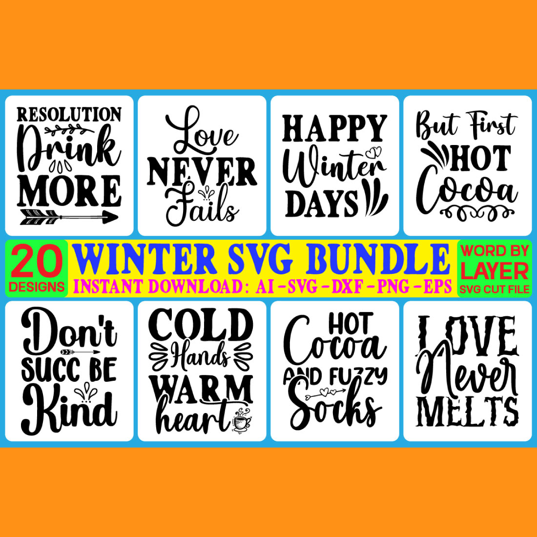 Winter SVG Bundle main.