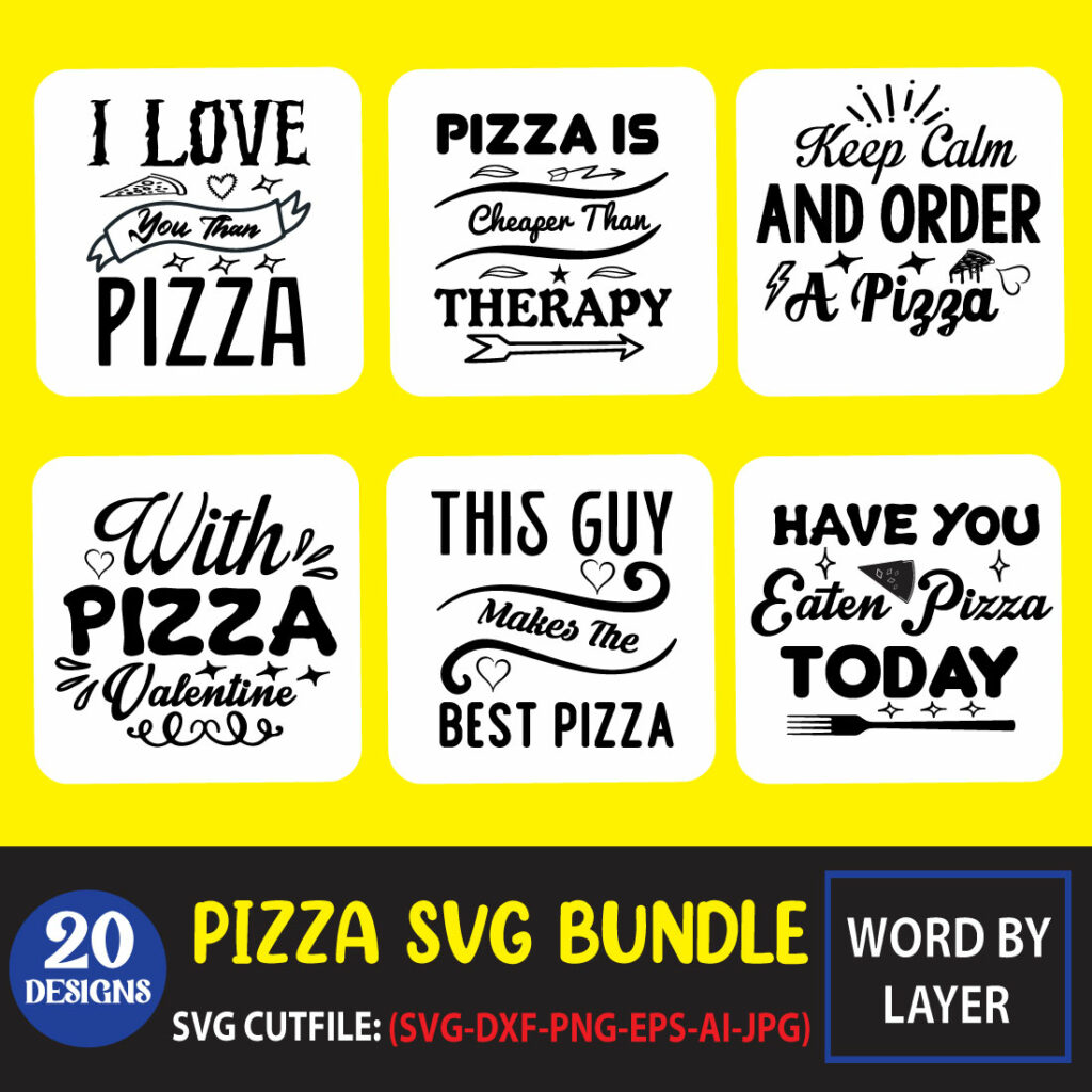 Pizza Svg Bundle Masterbundles