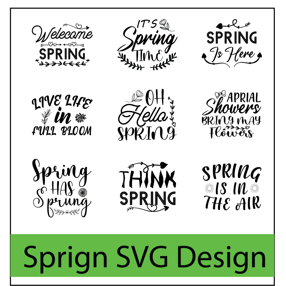 Spring SVG Designs Bundle - MasterBundles