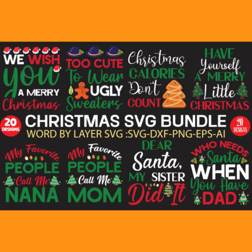 Christmas SVG Bundle.