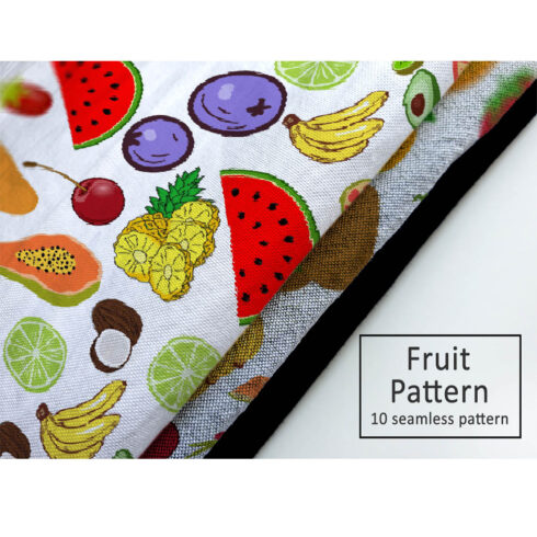 Image with charming fruit pattern