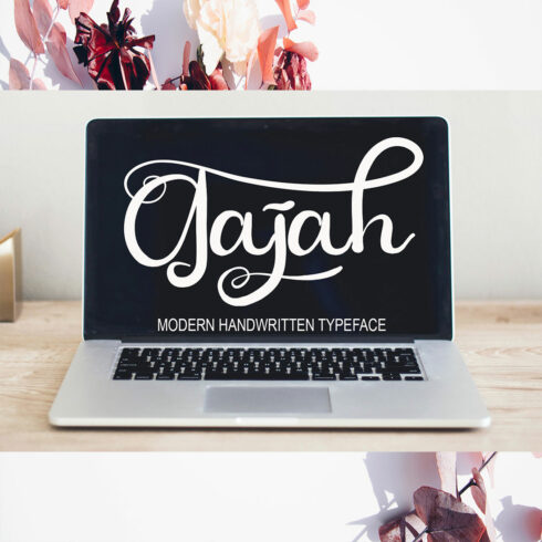 Cover of gorgeous font Gajah.