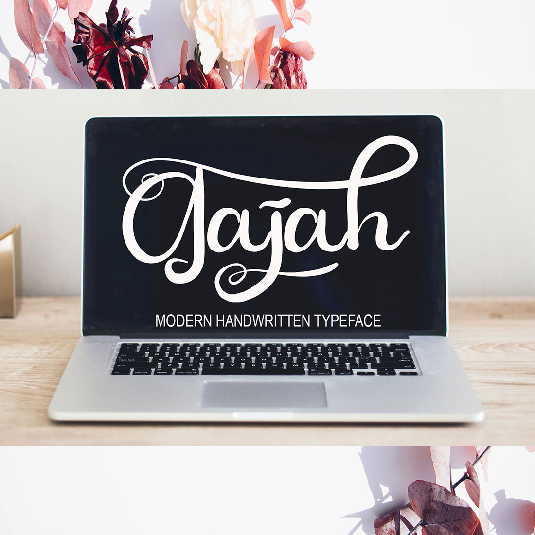 Cover of gorgeous font Gajah.