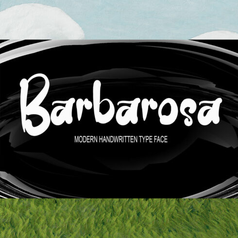Cover of charming font Barbarosa.