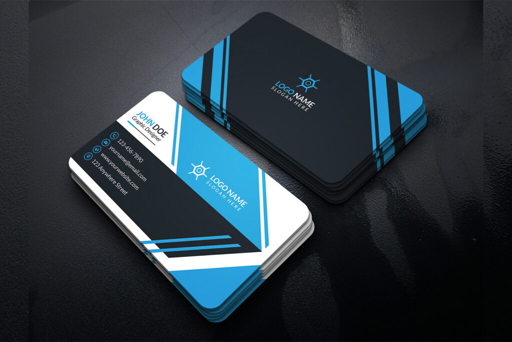 Corporate Business Card Design Template - MasterBundles