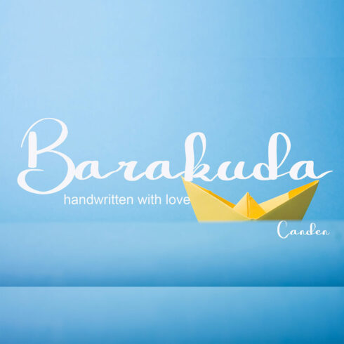 Stylish Font Barakuda Sans Serif Design cover image.