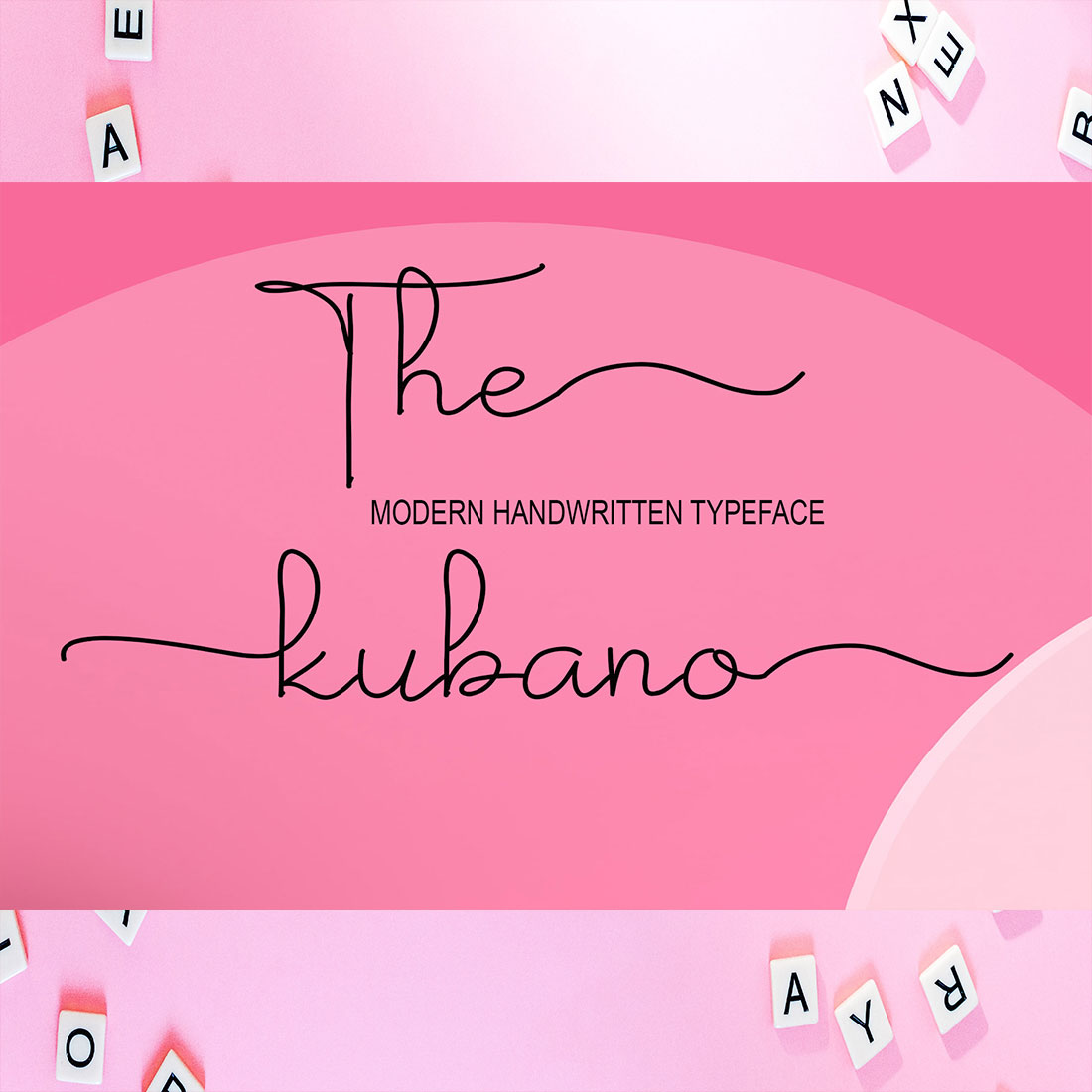 Cover of the charming font The Kubano.