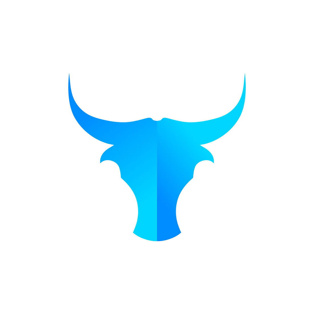 Bull Colorful Icon Logo Vector Illustration Set main cover.