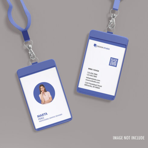 Modern and Clean Professional Business Identity Card Template preview.