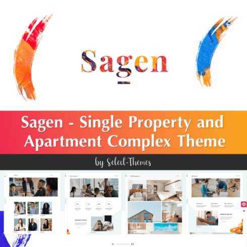 Sagen - Single Property And Apartment Complex Theme.