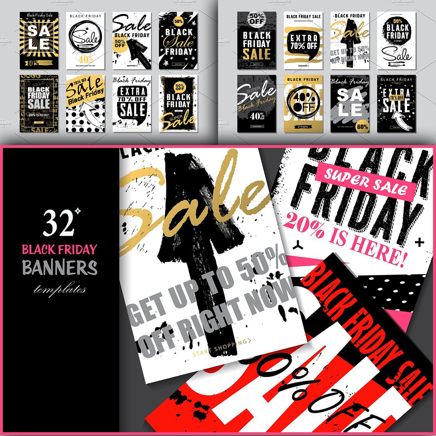 Black Friday Banners Templates Cover.