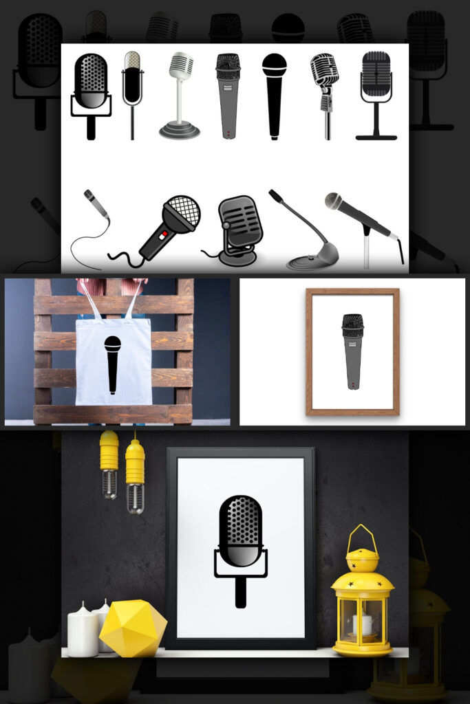 Microphone Vector Illustration – MasterBundles