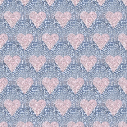 Delicate light pink hearts.