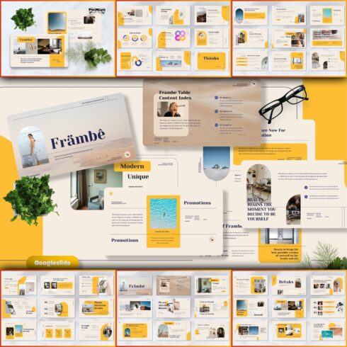 Frambe - Creative Brands Google Slide main image preview.