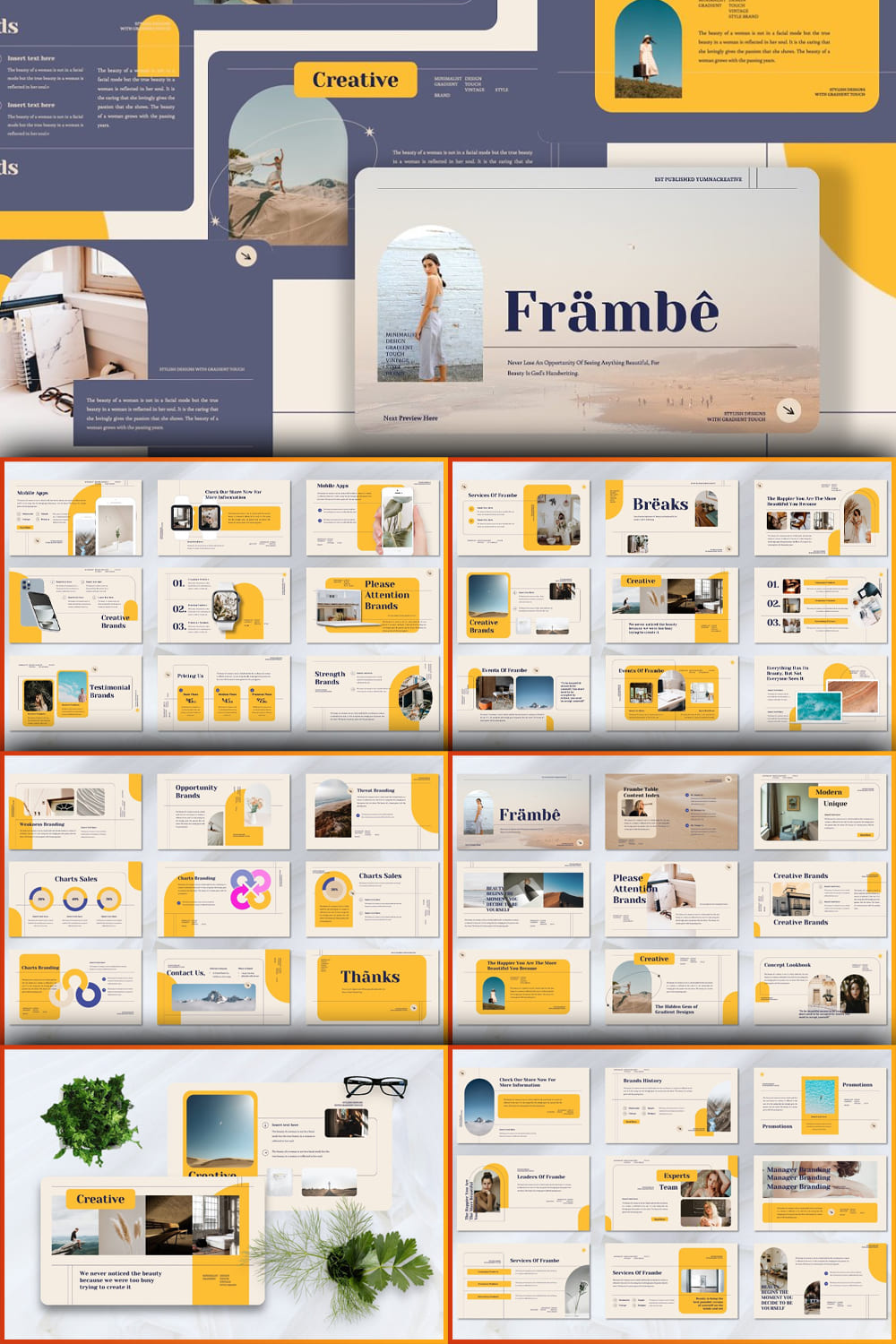 Frambe - Creative Brands Powerpoint pinterest image preview.