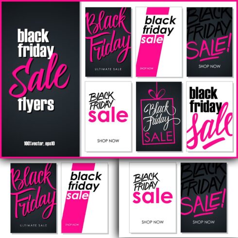 Black Friday Sale Flyers.