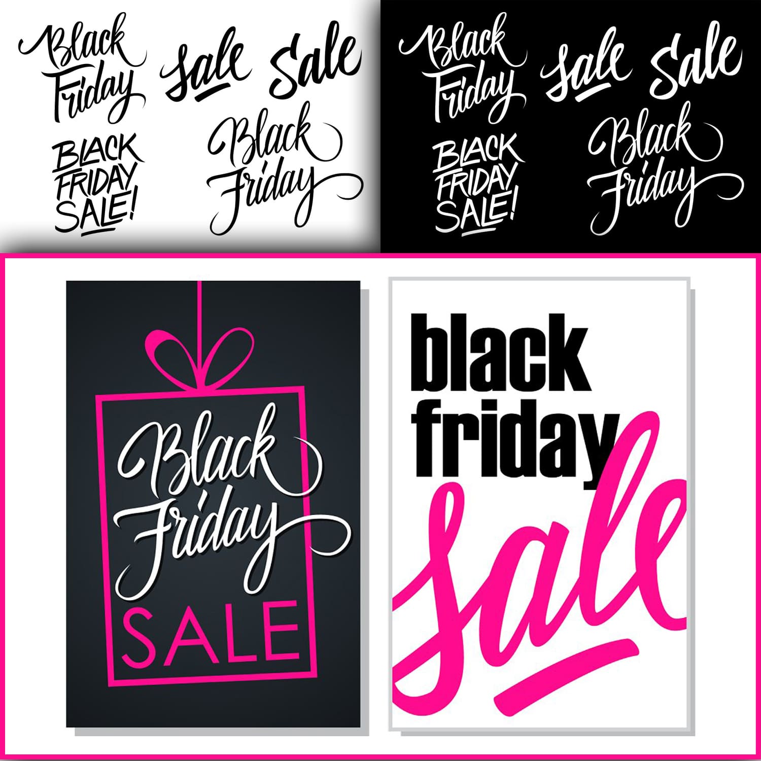 Black Friday Sale Flyers Cover.
