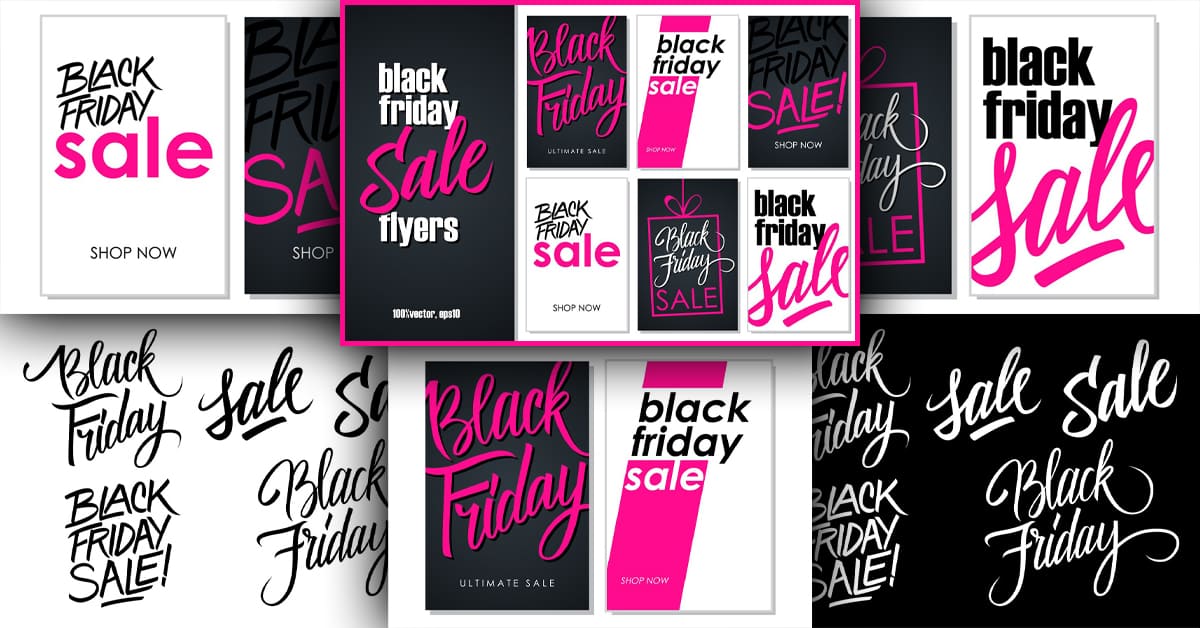 Black Friday Sale Flyers - Facebook.