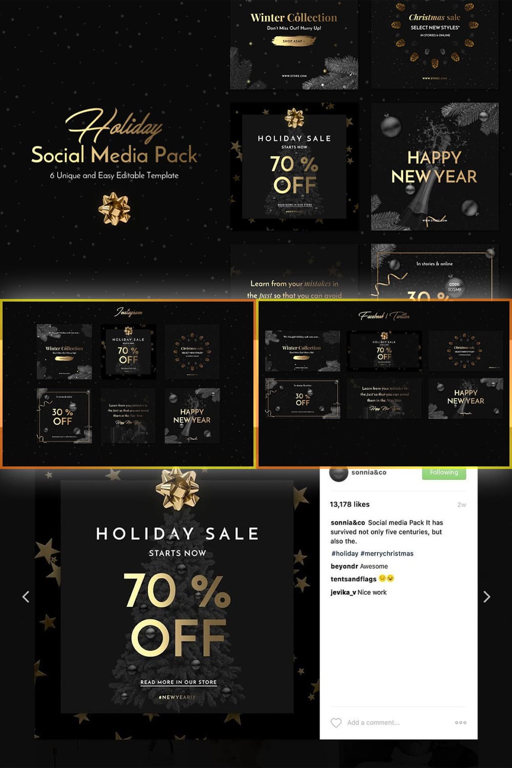 Holiday Social Media Pack - Pinterest.