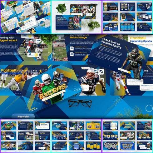 Excras - Football Sport Keynote - main image preview.