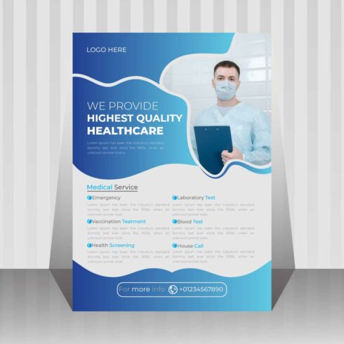 Healthcare flyer image with great design