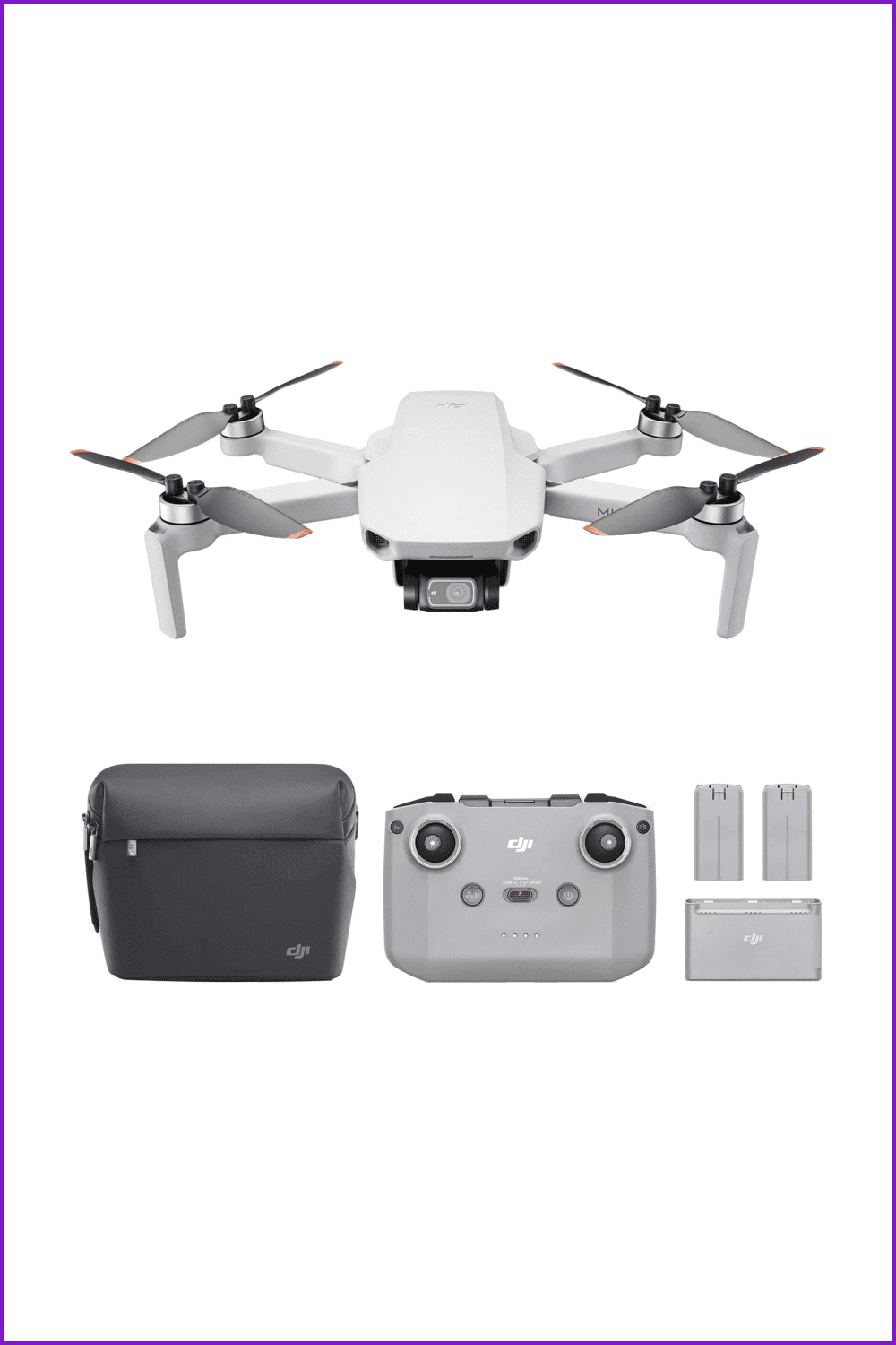 DJI Mini 2 Fly More Combo – Ultralight Foldable Drone.