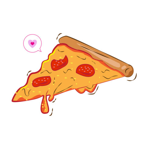 Pizza Logo Illustration Art Design cover image.