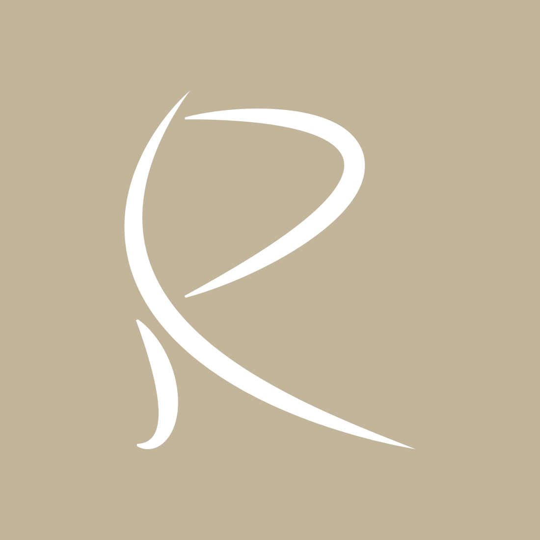 R Letter Logo presentation.