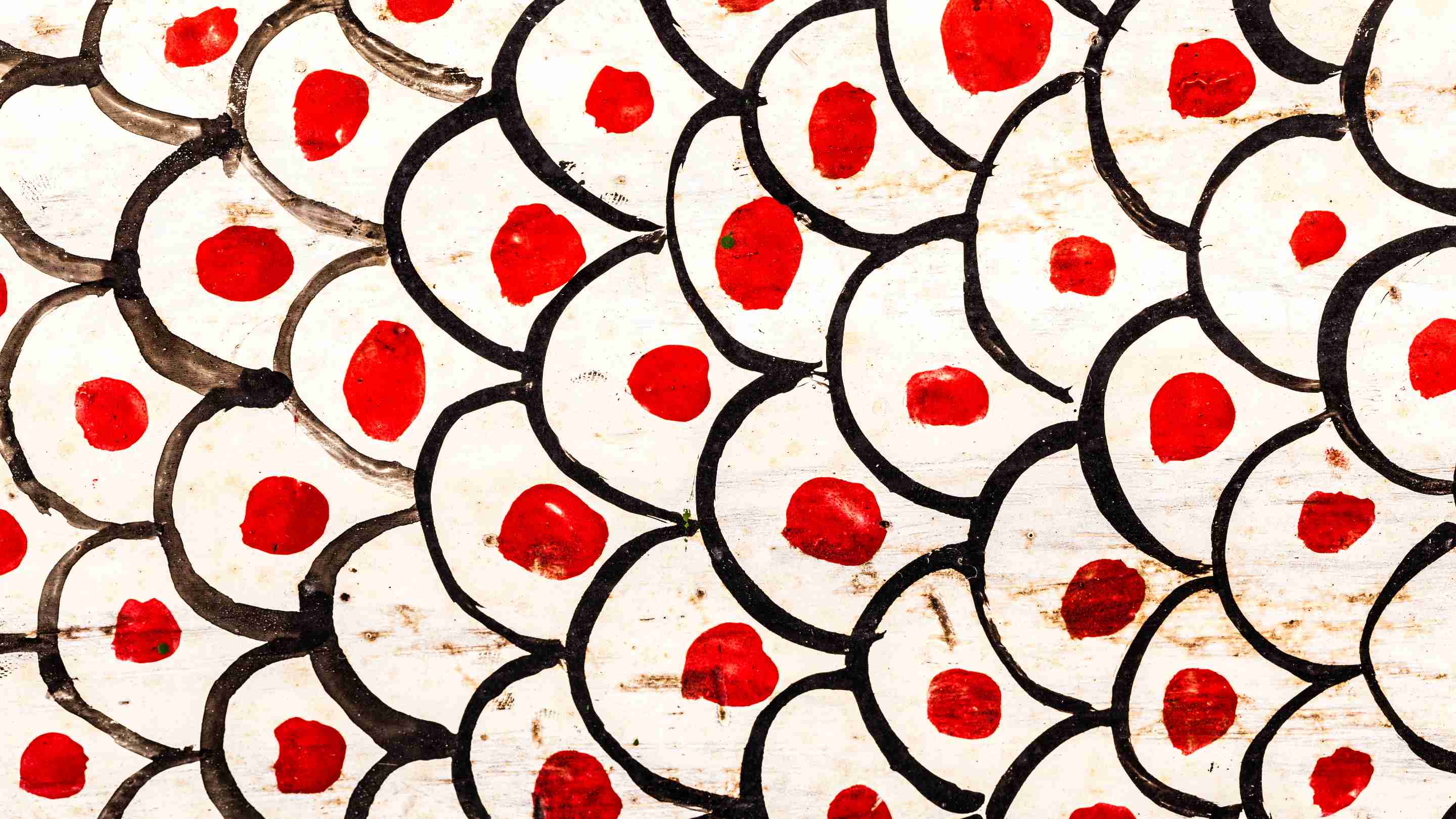 Tribal Seamless Pattern Red and White Design Bundle preview image.